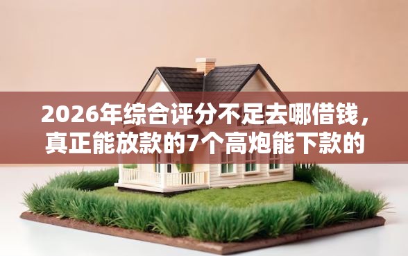 2026年综合评分不足去哪借钱，真正能放款的7个高炮能下款的软件推荐