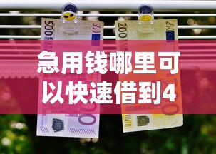 急用钱哪里可以快速借到4000元无门槛本月借款平台力荐！分享小额网贷口子4000元无门槛借款