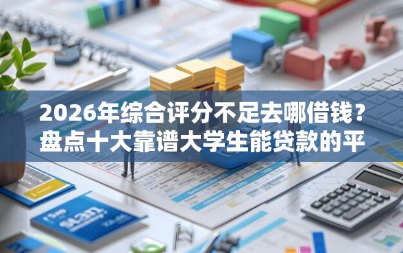 2026年综合评分不足去哪借钱？盘点十大靠谱大学生能贷款的平台
