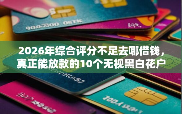 2026年综合评分不足去哪借钱，真正能放款的10个无视黑白花户的下款口子推荐
