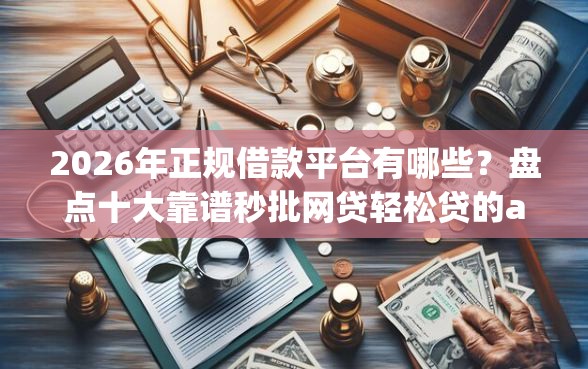 2026年正规借款平台有哪些？盘点十大靠谱秒批网贷轻松贷的app