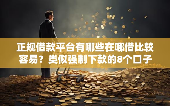 正规借款平台有哪些在哪借比较容易？类似强制下款的8个口子参考
