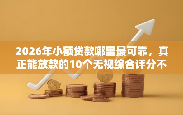 2026年小额贷款哪里最可靠，真正能放款的10个无视综合评分不足必下款口子推荐