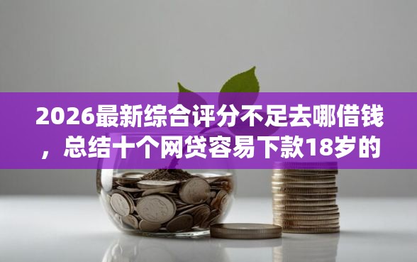 2026最新综合评分不足去哪借钱，总结十个网贷容易下款18岁的app！