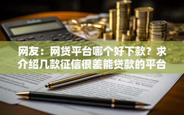网友：网贷平台哪个好下款？求介绍几款征信很差能贷款的平台