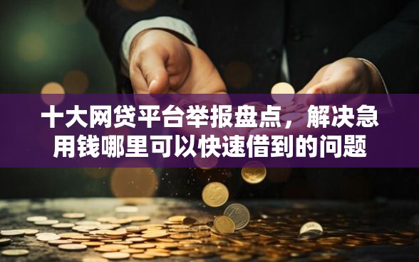 十大网贷平台举报盘点,解决急用钱哪里可以快速借到的问题 十大网贷平台举报盘点,解决急用钱哪里可以快速借到的问题