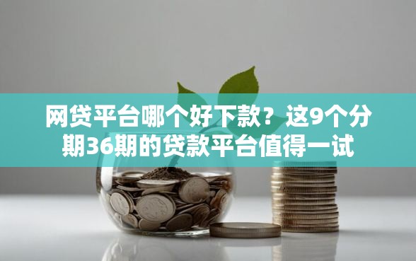 网贷平台哪个好下款？这9个分期36期的贷款平台值得一试