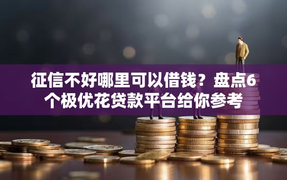 征信不好哪里可以借钱？盘点6个极优花贷款平台给你参考