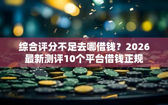 综合评分不足去哪借钱？2026最新测评10个平台借钱正规