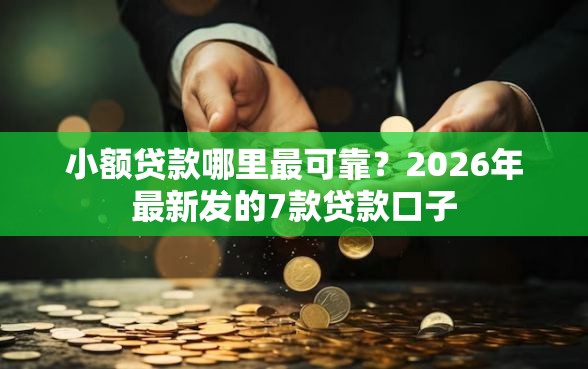 小额贷款哪里最可靠？2026年最新发的7款贷款口子