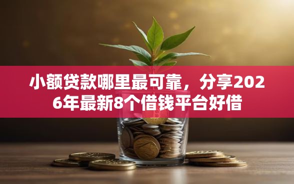小额贷款哪里最可靠,分享2026年最新8个借钱平台好借 小额贷款哪里最可靠,分享2026年最新8个借钱平台好借