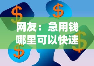 网友：急用钱哪里可以快速借到？求介绍几款有信用卡就能贷款的平台