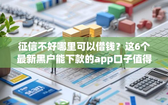征信不好哪里可以借钱?这6个最新黑户能下款的app口子值得一试 征信不好哪里可以借钱?这6个最新黑户能下款的app口子值得一试