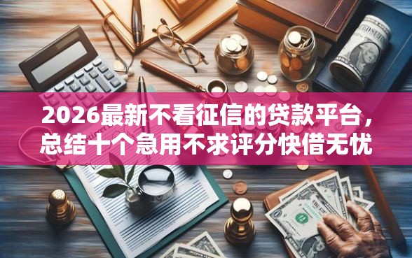 2026最新不看征信的贷款平台,总结十个急用不求评分快借无忧的平台! 2026最新不看征信的贷款平台,总结十个急用不求评分快借无忧的平台!