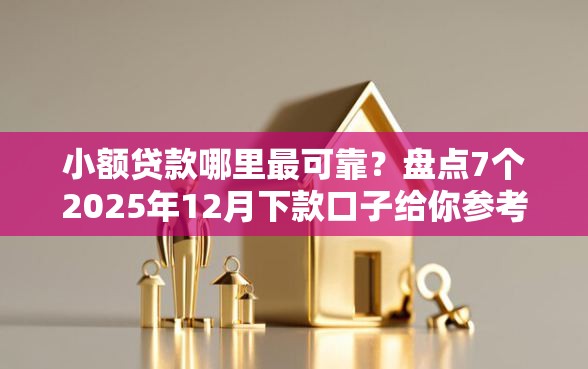 小额贷款哪里最可靠?盘点7个2025年12月下款口子给你参考 小额贷款哪里最可靠?盘点7个2025年12月下款口子给你参考