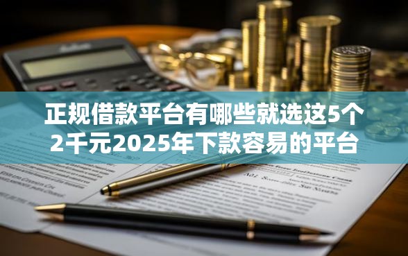 正规借款平台有哪些就选这5个2千元2025年下款容易的平台 正规借款平台有哪些就选这5个2千元2025年下款容易的平台