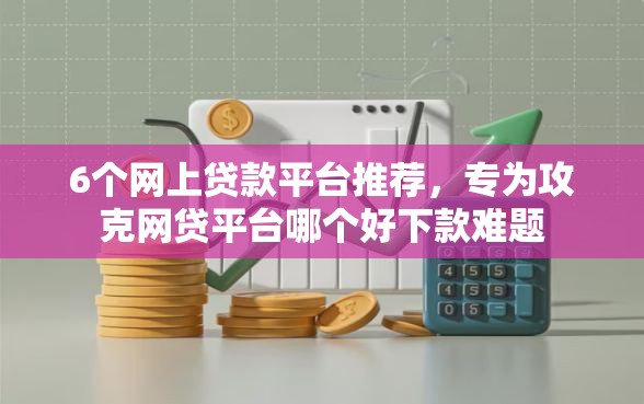 6个网上贷款平台推荐，专为攻克网贷平台哪个好下款难题