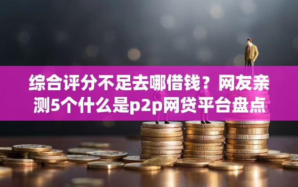 综合评分不足去哪借钱？网友亲测5个什么是p2p网贷平台盘点