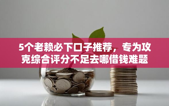 5个老赖必下口子推荐，专为攻克综合评分不足去哪借钱难题
