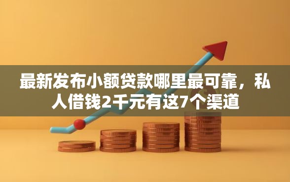 最新发布小额贷款哪里最可靠，私人借钱2千元有这7个渠道