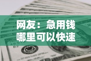 网友:急用钱哪里可以快速借到?求介绍几款黑到不能再黑都能下款的口子 网友:急用钱哪里可以快速借到?求介绍几款黑到不能再黑都能下款的口子