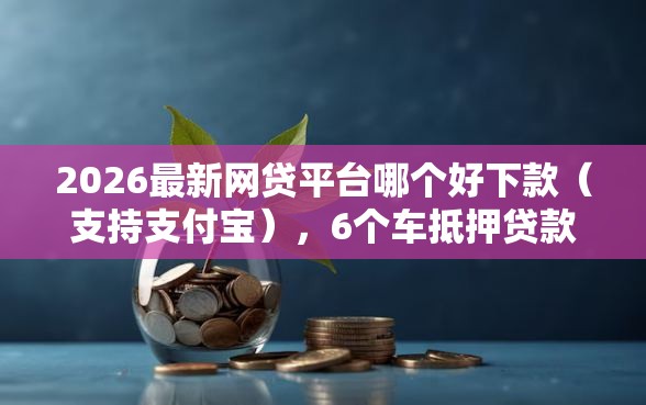2026最新网贷平台哪个好下款（支持支付宝），6个车抵押贷款平台好无私分享