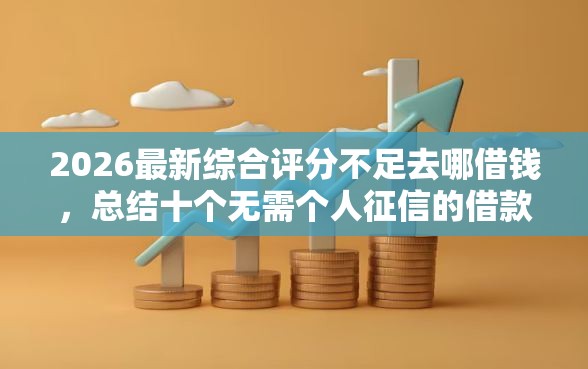 2026最新综合评分不足去哪借钱，总结十个无需个人征信的借款平台！