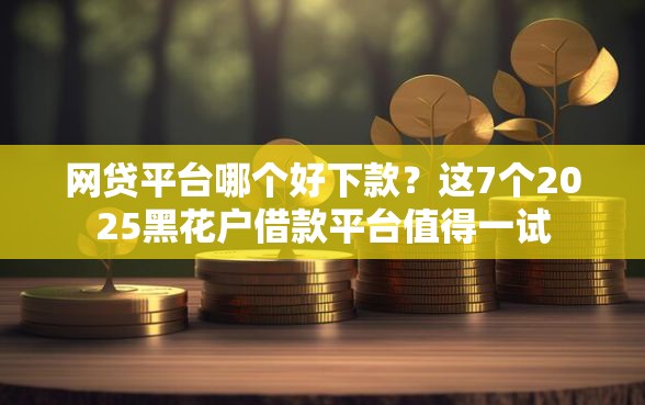 网贷平台哪个好下款?这7个2025黑花户借款平台值得一试 网贷平台哪个好下款?这7个2025黑花户借款平台值得一试