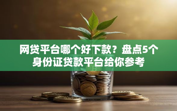 网贷平台哪个好下款？盘点5个身份证贷款平台给你参考