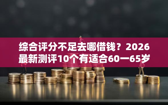 综合评分不足去哪借钱？2026最新测评10个有适合60一65岁的贷款平台