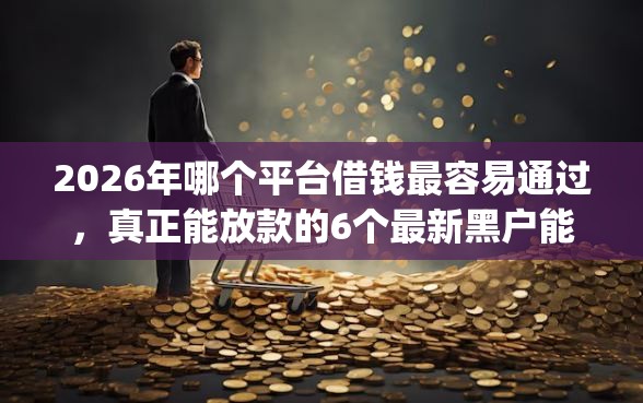2026年哪个平台借钱最容易通过，真正能放款的6个最新黑户能下款的app口子推荐
