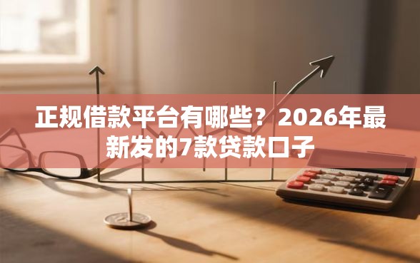 正规借款平台有哪些?2026年最新发的7款贷款口子 正规借款平台有哪些?2026年最新发的7款贷款口子