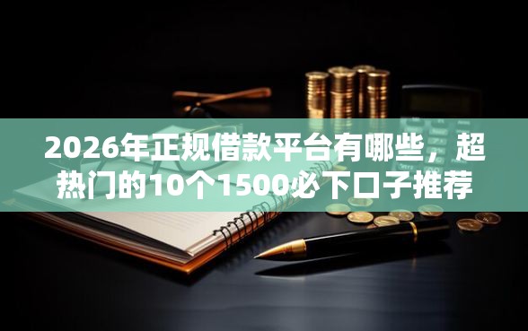 2026年正规借款平台有哪些,超热门的10个1500必下口子推荐 2026年正规借款平台有哪些,超热门的10个1500必下口子推荐