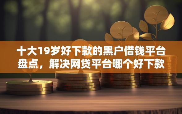 十大19岁好下款的黑户借钱平台盘点，解决网贷平台哪个好下款的问题
