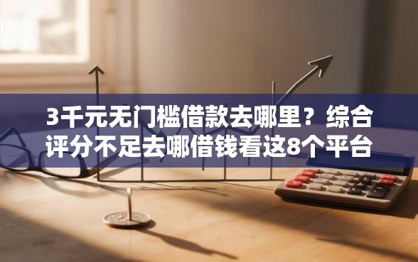 3千元无门槛借款去哪里？综合评分不足去哪借钱看这8个平台