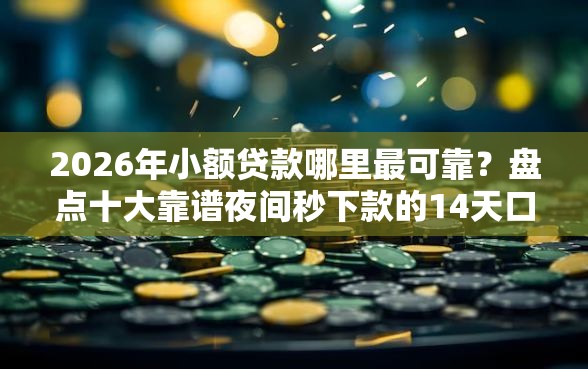 2026年小额贷款哪里最可靠？盘点十大靠谱夜间秒下款的14天口子