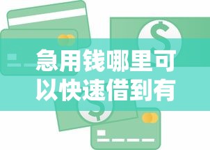 急用钱哪里可以快速借到有哪些？7个非法贷款平台推荐给你