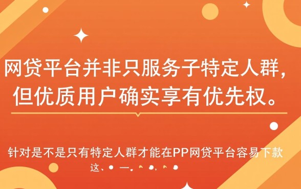 PP网贷平台容易下款吗