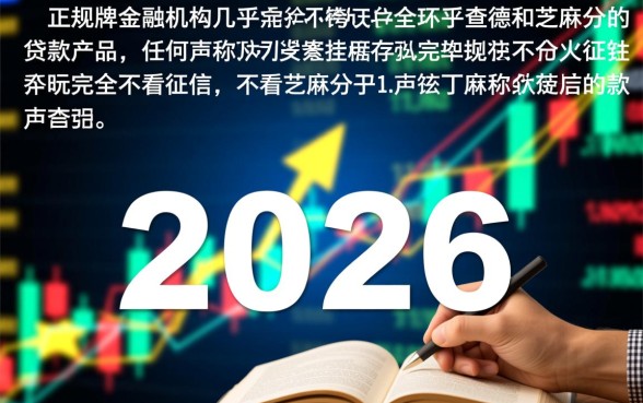 2026年还有不涉及征信和芝麻分的贷款途径吗