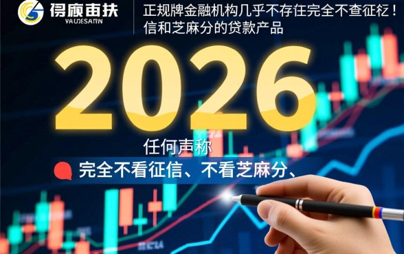 2026年还有不涉及征信和芝麻分的贷款途径吗