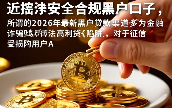 你知道2026年有哪些黑户口子可以申请贷款吗