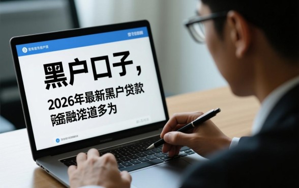 你知道2026年有哪些黑户口子可以申请贷款吗