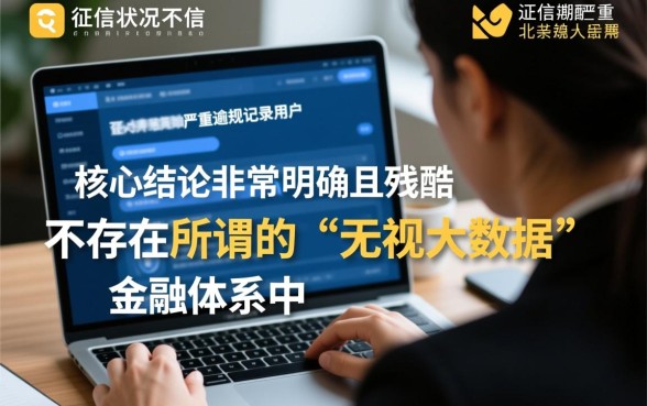 征信黑有没有无视大数据的平台