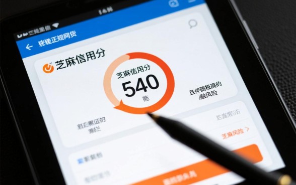 芝麻信用分540能申请贷款吗