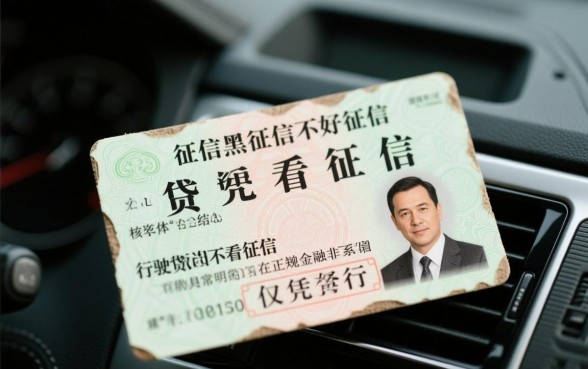 征信黑烂行驶证能贷款吗