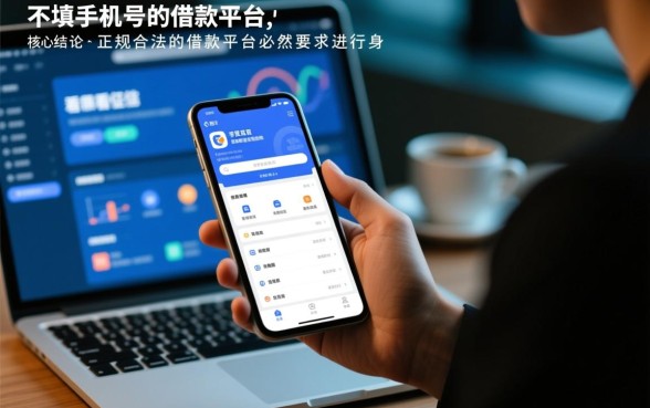 什么借款平台不看征信不填手机号