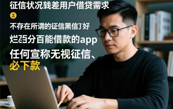 征信黑百分百能借款的app有哪些
