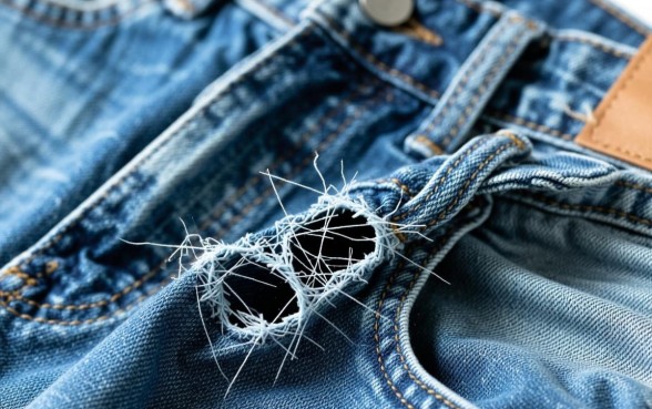 软的牛仔裤刮了个口子怎么补救