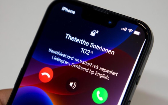 苹果13打不进电话运营商显示英语