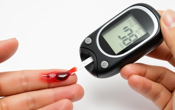 手破口子流的血能测血糖吗